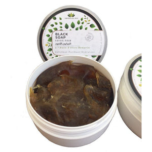 Traditional Black Soap with Olive Oil and Rosemary (200g)